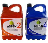 Aspen Alkylate Petrol Special Fuel 5L 2-Stroke + 5L 4-Stroke Economy Set 10 Litres