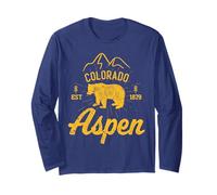 Aspen Colorado CO Mountain Skiing Aspen for men Long Sleeve T-Shirt