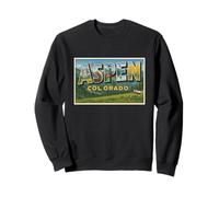 Aspen Colorado Vintage Travel Souvenir Poster Art Graphic Sweatshirt
