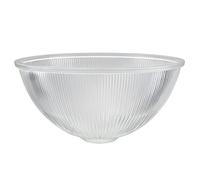Aspen Creative 25309-60-1, Clear Glass Shade for Medium Base Socket Torchiere Lamp, Swag Lamp and Pendant, 14-7/8" Diameter x 7-1/4" Height