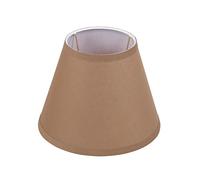 Aspen Creative 56001, Empire Uno Lamp Shade, Sienna Brown, 5" Top x 9" Bottom x 7" Slant Height, Slip UNO 33mm