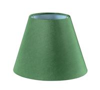 Aspen Creative 56030 Hardback Empire Transitional UNO Lamp Shade in Green 5" Top x 9" Bottom x 7" Slant, Slip UNO 33mm