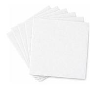 Aspen Lane 18 Mesh Needlepoint Canvas, Blank Cotton Interlock White Canvas for Painting, DIY Embroidery & Needlepoint Projects (8”x8”), Pack of 6