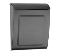 Aspen Locking Wall Mount Mailbox, Letterbox, Postbox Graphite