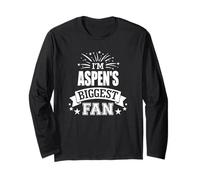 Aspen Personalized Name Sports Fan Birthday Graduation Long Sleeve T-Shirt