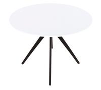 Core Products Aspen Round Dining Table - White And Black, White
