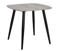 Aspen Square Dining Table - 4 Seater - 80cm- Grey Oak