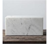 Aspen Studio AspenStudio Carrara Marble Real Urn Genuine Marble Urn for Human Adult Cremation Ashes Decorative urn