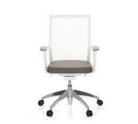 ASPEN WHITE - Professional Office Chair Grey / white