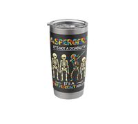 Aspergers is Not a Disability It's a Different Ability Stainless Steel Insulated Tumbler