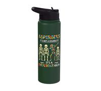Aspergers is Not a Disability It's a Different Ability Stainless Steel Insulated Water Bottle