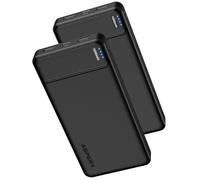 AsperX Power Bank [2 Pack]15000mAh Charging Banks USB-C Input and Output PowerBanks,5V/3A Fast Charging Phone Battery Pack Portable Charger for Heated Vest & Travel Camping,Hiking,Holiday & Business