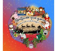 ASPETTANDO IL GIORNO - CALENDARIO DELL'AVVENTO DA LEGGERE E COLORARE - EDIZIONE TASCABILE (9X9"): 25 STORIE DI NATALE + 25 DISEGNI DA COLORARE per ... tutta la famiglia che puoi portare dove vuoi!