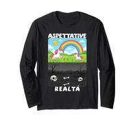 Aspettative vs Realtà, quando Tutto va a finire Male v1 IT Long Sleeve T-Shirt