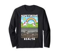Aspettative vs Realtà, quando Tutto va a finire Male v2 IT Long Sleeve T-Shirt