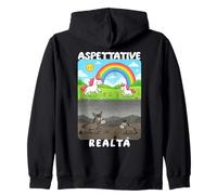Aspettative vs Realtà, quando tutto va a finire male v2 IT Zip Hoodie