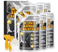 Asphalt Crack Filler, 8LB High Elasticity Concrete Crack Repair Sealant