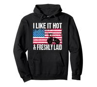 Asphalt Paving Work Pavement I Like It Hot Freshly Laid Pullover Hoodie