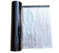 Asphalt Roofing Felt Adhesive for Sheds, Roof Felt Roll Repair Tape, Roofing Sheets Waterproof Aluminum Foil, Shed Membrane Thermal Insulation for Walls Roofs Floors Lofts Garden(20x394inch)