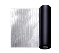 Asphalt Roofing Felt Adhesive for Sheds, Roof Felt Roll Repair Tape, Roofing Sheets Waterproof Aluminum Foil, Shed Membrane Thermal Insulation for Walls Roofs Floors Lofts Garden(20x1000cm)