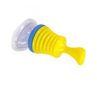 Asphyxiation Rescue Device Plastic Portable Multipurpose Choking Rescue Device Blocked Objects Suction Device Yellow