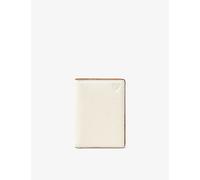 Aspinal of London Ivory Double-fold Logo-embossed Leather Card Case