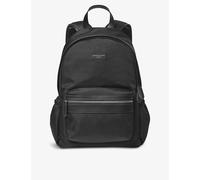 Aspinal Of London Mens Aspinal Of London Logo-Embellished Woven Backpack Black