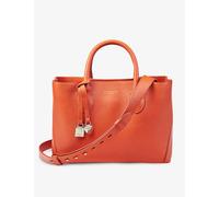 Aspinal of London Womens Orange Medium Leather Tote Bag 23x29x15cm