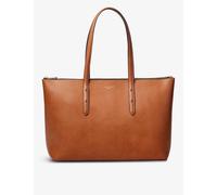 Aspinal of London Womens Tan Regent Logo-embossed Leather Tote Bag 29x46x15cm