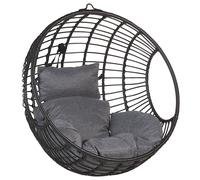Hanging Chair ASPIO PE Rattan Black