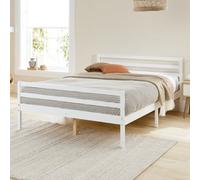 Aspire Alpine Bed Frame in White | Size: Double Aspire White Double