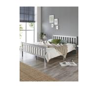 Aspire Furniture Atlantic Bed Frame In Grey - Double, Grey