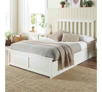 Aspire Atlantic Superking End Lift Ottoman Bed - White