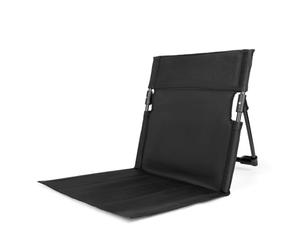 Aspire Bleacher Seat, Stadium Seat, Detachable Folding with Backs and Cushion Wide for Camping, Outdoor Music Festival-Black
