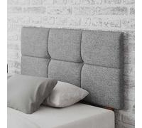Aspire Caine Saxon Twill Fabric Headboard Grey