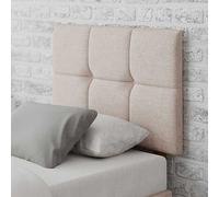 Aspire Caine Saxon Twill Fabric Headboard Natural