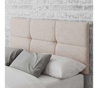 Aspire Caine Saxon Twill Fabric Headboard Natural