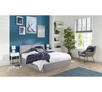 Aspire Castleton Quilted Headboard Ottoman Bed: 5ft King Size Castleton Ottoman Bed