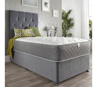 Aspire Hepburn Plush Velvet Fabric Ottoman Bed