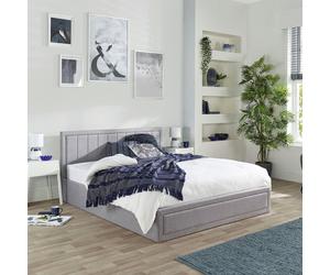 Aspire Cotswold Double End Lift Ottoman Bed - Grey