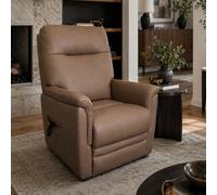 Aspire Dual Motor Riser Recliner Armchair (1 Seater) One Size Brown