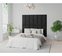 Aspire EasyMount Wall Mounted Upholstered Panels, Pack of 8 Grey