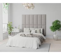 Aspire EasyMount Wall Mounted Upholstered Panels, Pack of 4 Silver