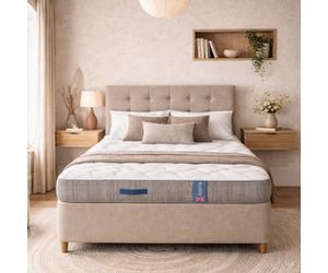 Aspire Ecorest Pocket Hybrid Mattress, Medium Comfort Pocket Spring Mattress With Eco Foam Support, Quilted Sleep Surface, 23Cm Depth