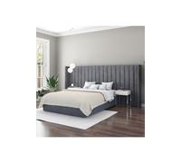 Aspire Grandeur Headboard In Plush Steel