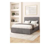 Aspire Superking Velvet Adjustable Bed with Mattress - Steel