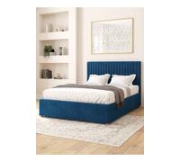 Aspire Grant Electric Adjustable Bed Upholstered in Plush Velvet Fabric with Pocket Sprung Mattress UK Made in Navy | Size: Single Aspire Navy Single