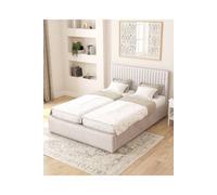 Grant Electric Adjustable Bed Upholstered in Plush Velvet Fabric with Pocket Sprung Mattress UK Made Aspire Light Grey Single
