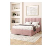 Grant Electric Adjustable Bed Upholstered in Plush Velvet Fabric with Pocket Sprung Mattress UK Made Aspire Light Pink Single