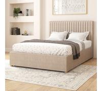 Aspire Grant Adjustable Bed & Mattress Linen Fabric Double Beige